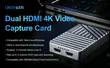 Unisheen UC3300h-P USB 3.1 Gen2 Dual 4K HDMI Capture Device - 4