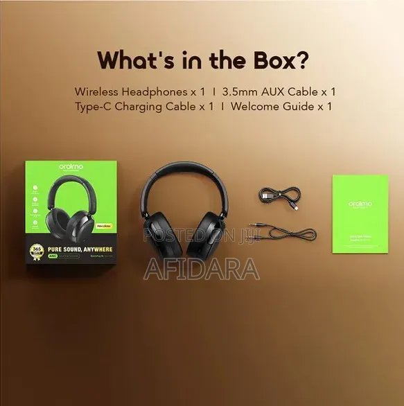 Oraimo BoomPop N Bluetooth Headphones - 1