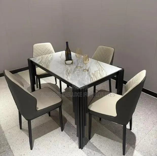 Home Interiors Kujerar Abincin Mutane 4 - Sabuwa - 1