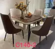 4 Seater Marble Top Dining Table - 1