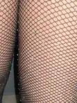 Shiny Rhinestone Net Socks - 4
