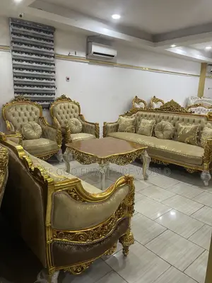 8-Seater Imported Royal Fabric Sofa Set with Center Table