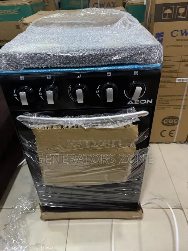 Aeon 3+1 Gas Burner Standing Cooker 50x50cm - 1