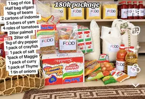 Bulk Foodstuffs Bundle - Rice, Garri, Beans & More