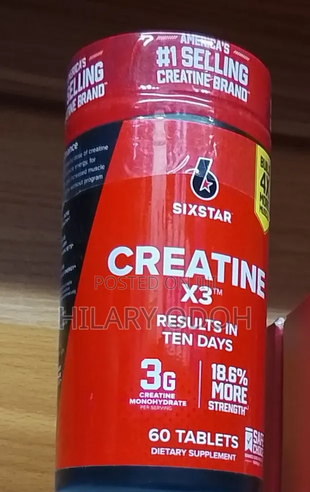 Six Star Creatine X3 (60 Caplets) - 1