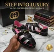 Men's Gucci Woven Leather Sandals - Brand New - 3