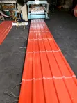 0.58mm Oven Baked Longspan TC Red Roofing Sheet - 2