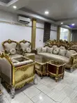 Babban Kyakkyawan Sofa Mai Tsada na Turkiyya da Tables - 1