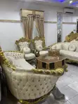 Babban Kyakkyawan Sofa Mai Tsada na Turkiyya da Tables - 2