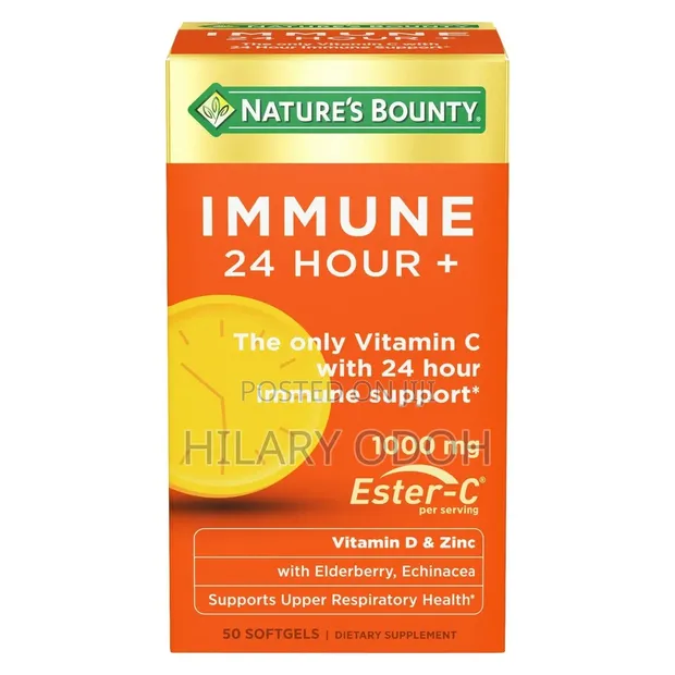 Nature's Bounty Immune 24 Hour+ Softgels (50 Count) - 1