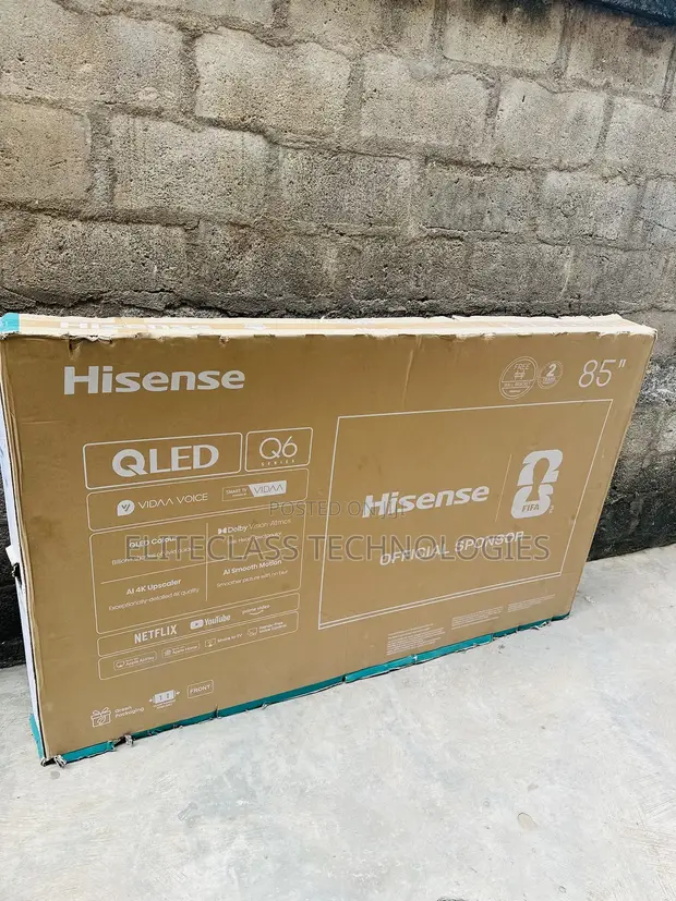 Brand New Hisense 85" QLED Smart TV - 1
