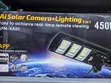 450W AI Solar Camera Mai Kariyar Walƙiya (2-in-1) - 2