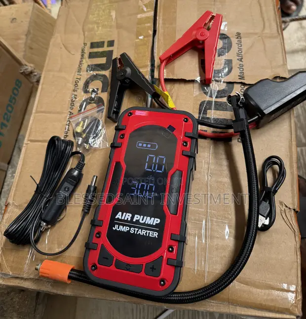 Brand New Jump Starter & Tire Inflator with Air Compressor - 1