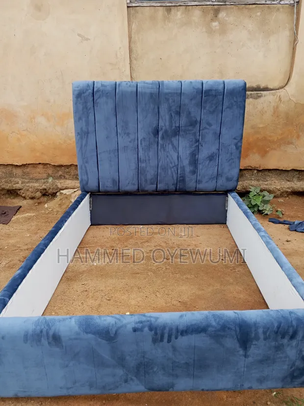 4.5 by 6 Upholstery Bed Frame - 1