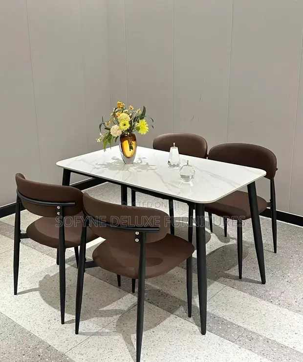 Modern Brown Dining Table - Home Interiors - 1