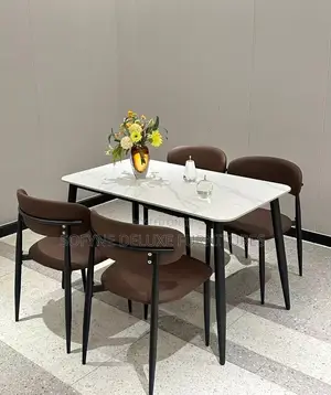 Modern Brown Dining Table - Home Interiors