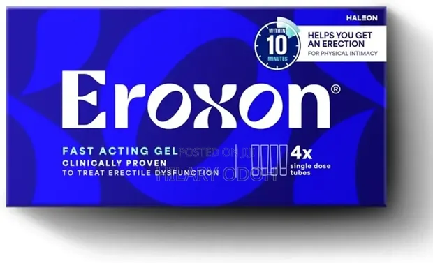 Eroxon Erectile Dysfunction Treatment Gel - 4 Single Use Tubes - 1