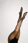 Cheetah Print Net Socks - 3