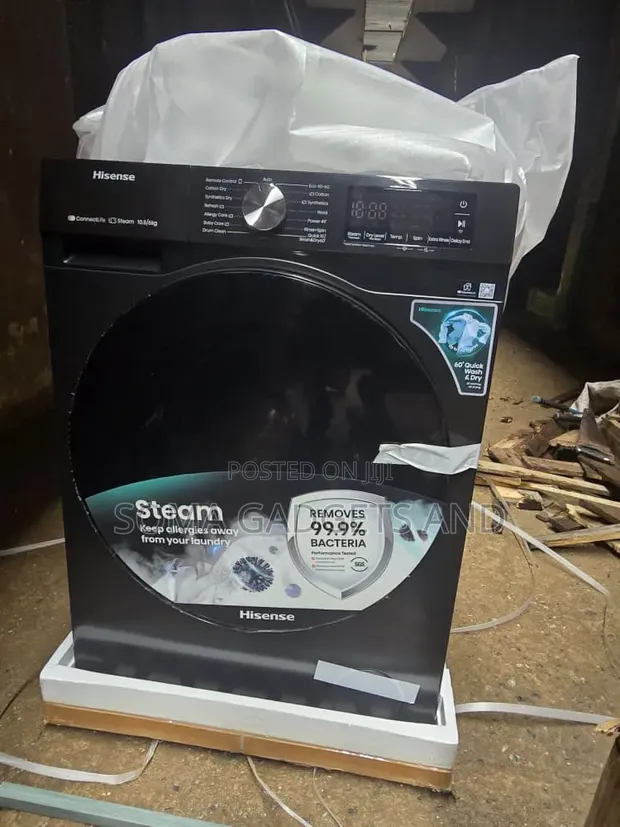 Hisense 10.5kg Washing Machine - Wash & Dry - 1