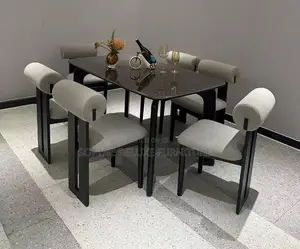 Gray 6-Seater Dining Set