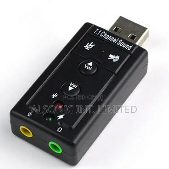 Brand New 7.1 Channel USB Sound Card - 1