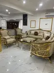 Complete 8-Seater Classic Turkish Royal Fabric Sofa Set with Tables - 2
