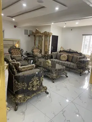 Turkish Royal Sofa Set with Center and Side Tables