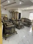 Turkish Royal Sofa Set with Center and Side Tables - 1