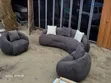Home Interiors Curve Couch Sofa - Sabon Abu - 1