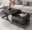Modern Black Square Center Table - 2