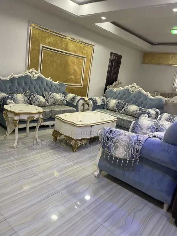 Saitin Royal Sofa Chair da aka shigo da shi - 7 Seater - 1