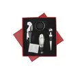 4-in-1 Red Wine Opener Set - Corkscrew, Foil Cutter, Pourer & Stopper - 1