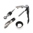 4-in-1 Red Wine Opener Set - Corkscrew, Foil Cutter, Pourer & Stopper - 2