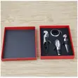4-in-1 Red Wine Opener Set - Corkscrew, Foil Cutter, Pourer & Stopper - 3