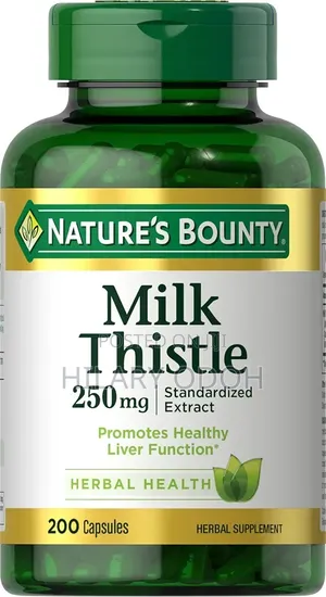 Nature's Bounty Milk Thistle Capsules, 250mg, 200 Count