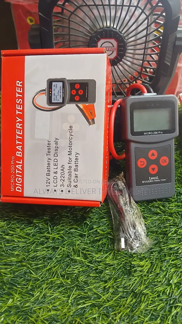 Brand New 12/24V Car Battery Tester - 1