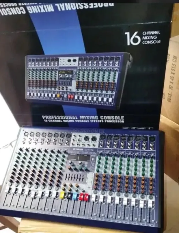 Yamaha 16-Channel Professional Analog Mixer - 1