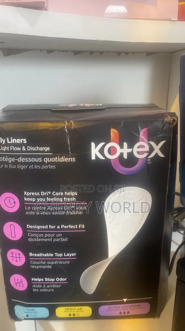 Kotex U Pads - Ga Zubar Jini Kadai & Fitar Ruwa - 1