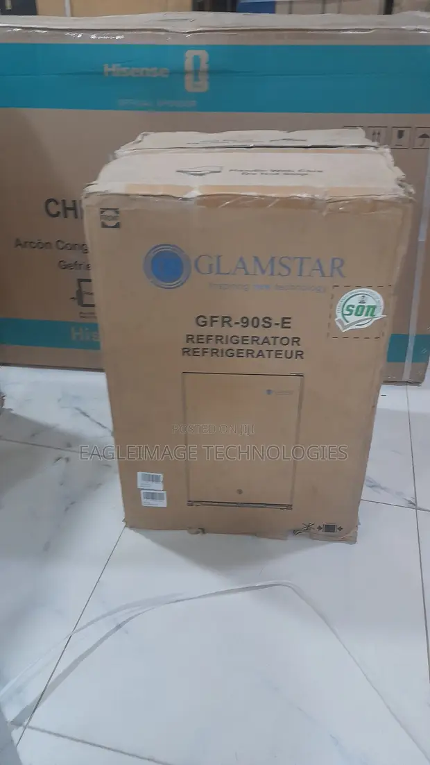 Glamstar GFR-90S-E Compact Top Freezer Refrigerator - Brand New - 1