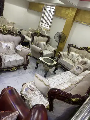 Sofa Mai Zama 7 da Aka Shigo Da shi na Royal Fabric