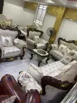 Sofa Mai Zama 7 da Aka Shigo Da shi na Royal Fabric - 1