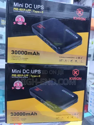 Kvron 30000mAh Mini DC UPS don Router