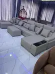 Ingantacciyar L-Shaped Sofa Chair da aka Shigo da ita - 1