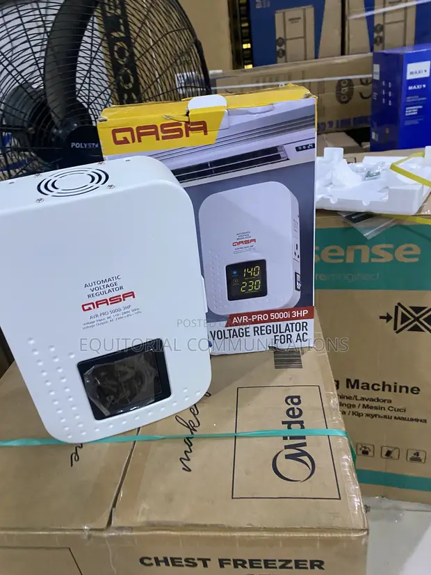 Qasa AVR-PRO 5000W Stabilizer for Office Equipment - 1
