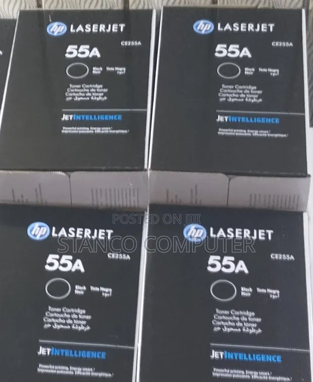 HP 55A Black Toner Cartridge (CE255A) - 1