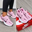 Nike 574 Takalma masu Alatu Launi Pink - Mata - 1