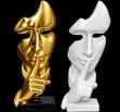 Luxury Abstract Face Decorative Statue - 2