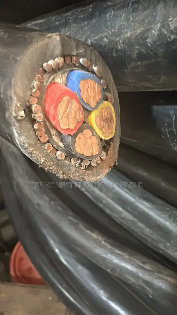 35mm x 4 Core Armored Cable (Pure Copper) - 1