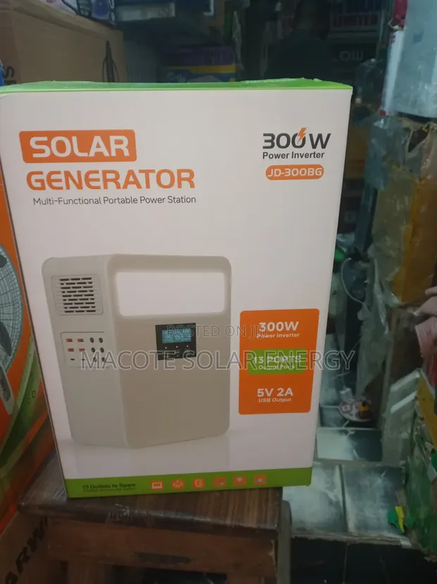 JD 300W Solar Generator with 50W Panel - 1