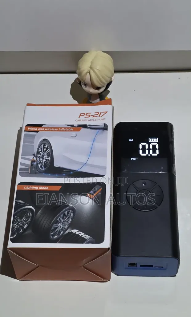 Car Wired & Wireless Inflatable Pump with Power Bank - 1